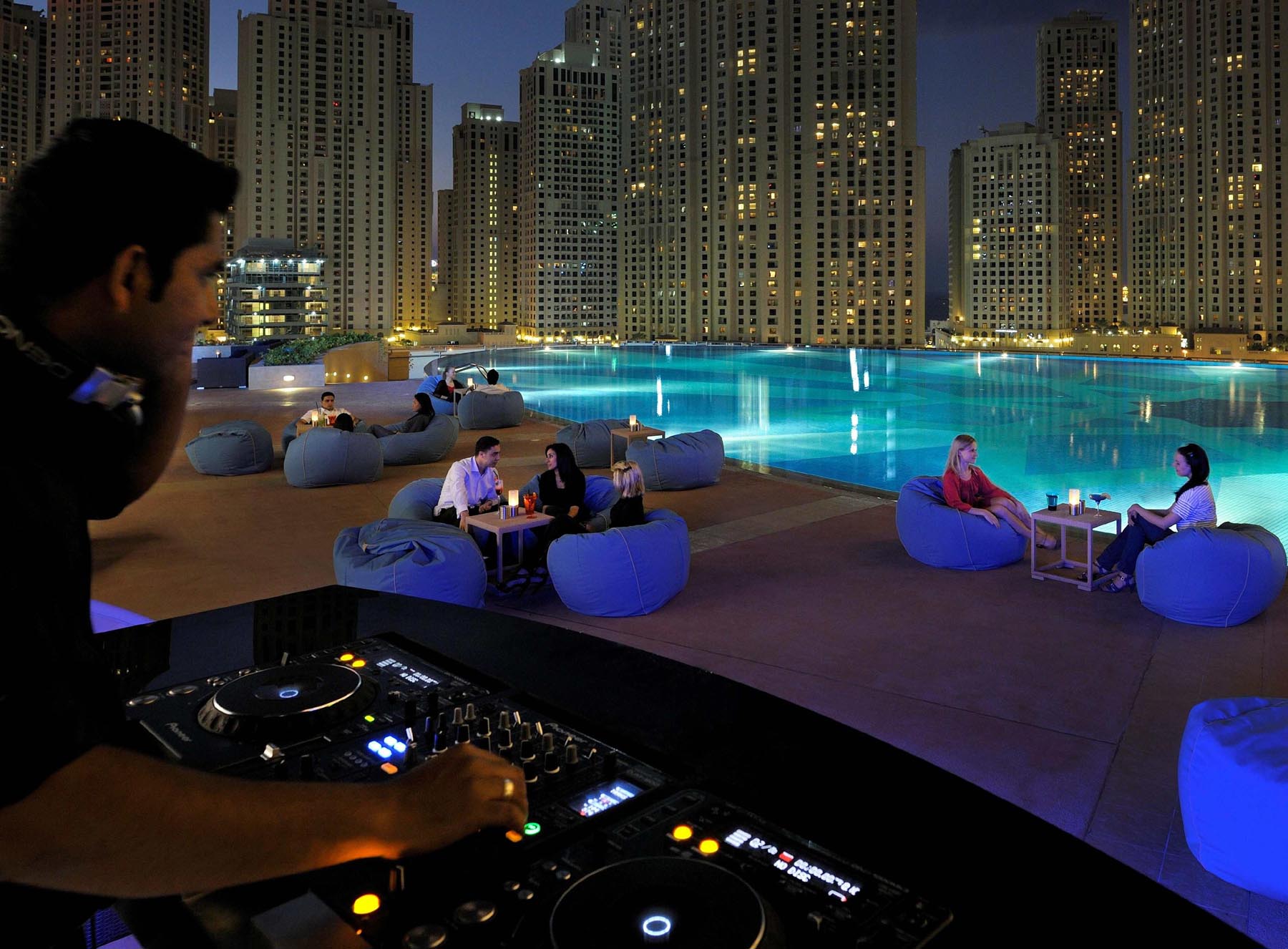 Dubai Marina Night